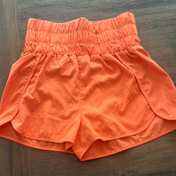 New In Pants - Women's Orange Shorts